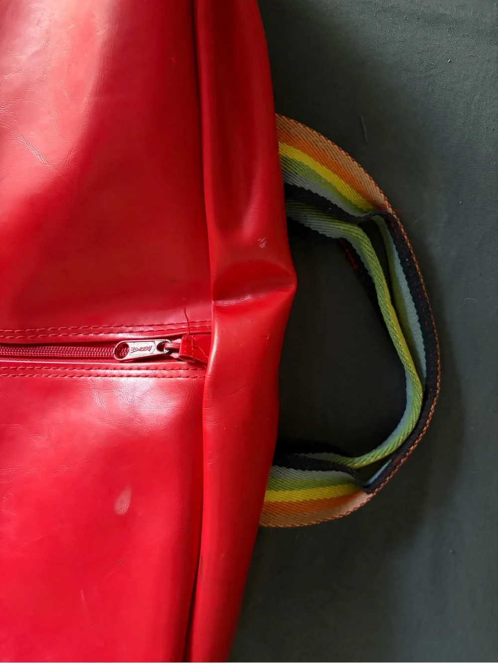 Vintage 1983 Care Bear Red Vinyl Garment Bag